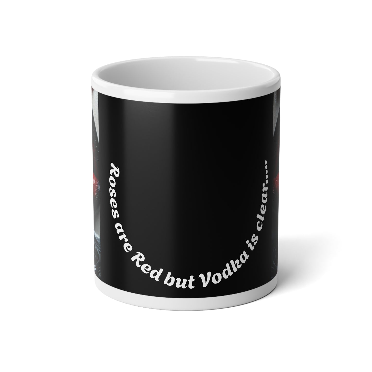 Lipzz - Roses are Red but Vodka is Clear, Coffee Cup, Gift for Friends, Humor Mug, Birthday Present, Kitchen Decor