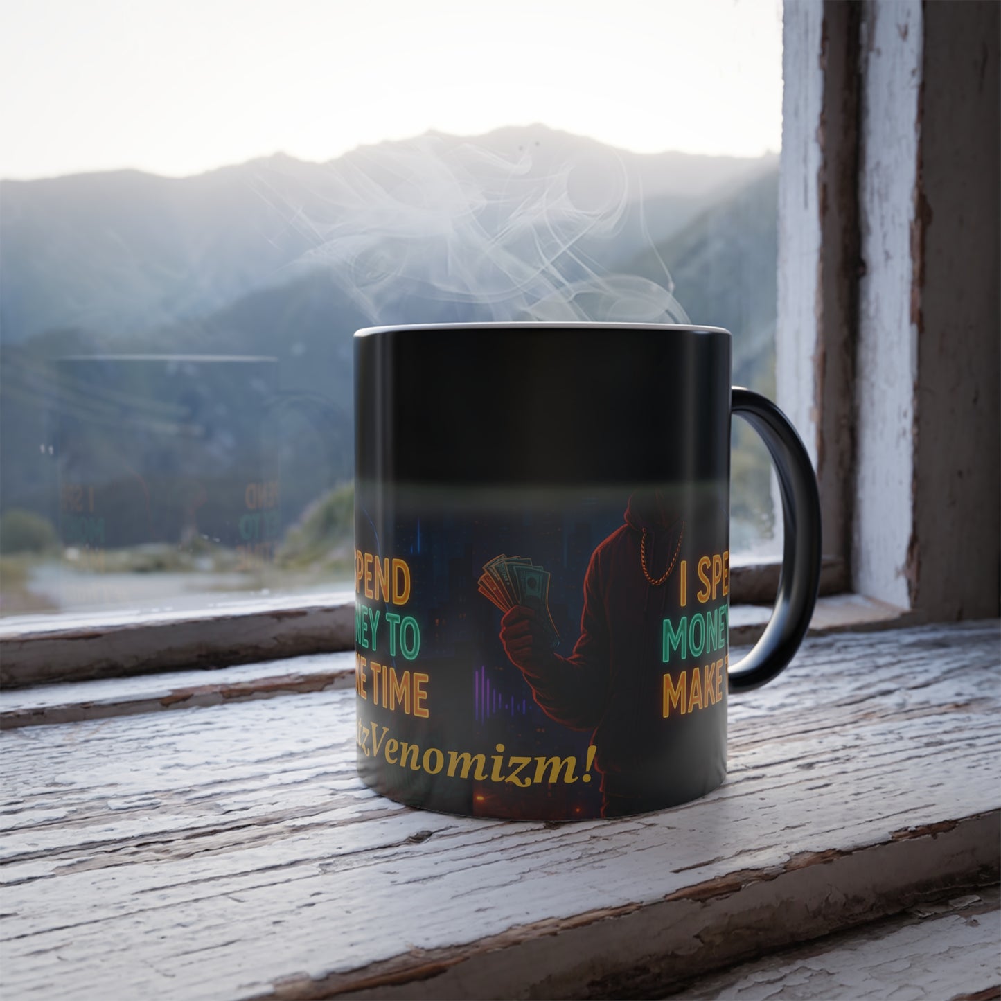 Color Morphing Mug - Morphing Munyuns - Unique Gift for Entrepreneurs
