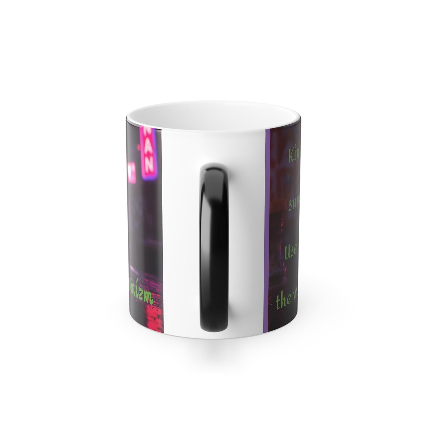 Venomizm Neon Vibe, Fun Gift for Coffee Lovers, Unique Office Decor, Holiday Present Idea,