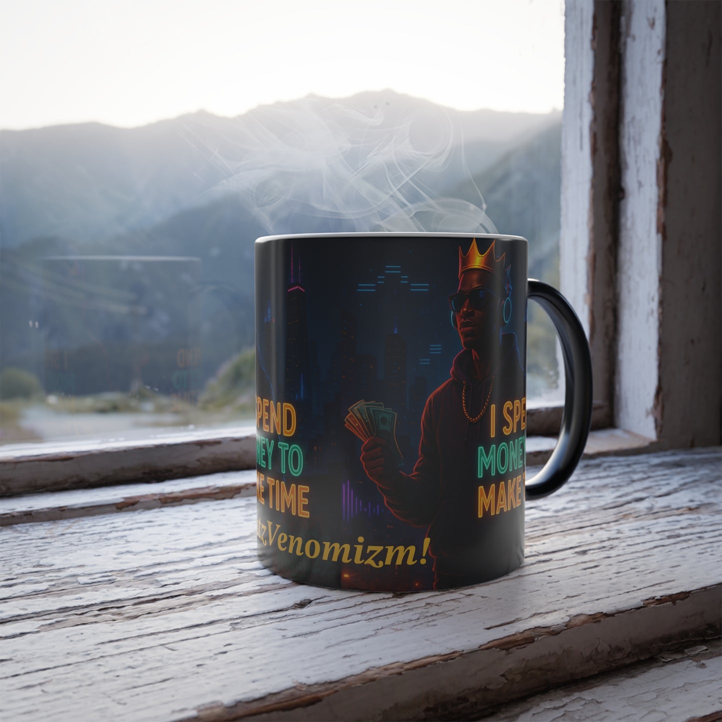 Color Morphing Mug - Morphing Munyuns - Unique Gift for Entrepreneurs