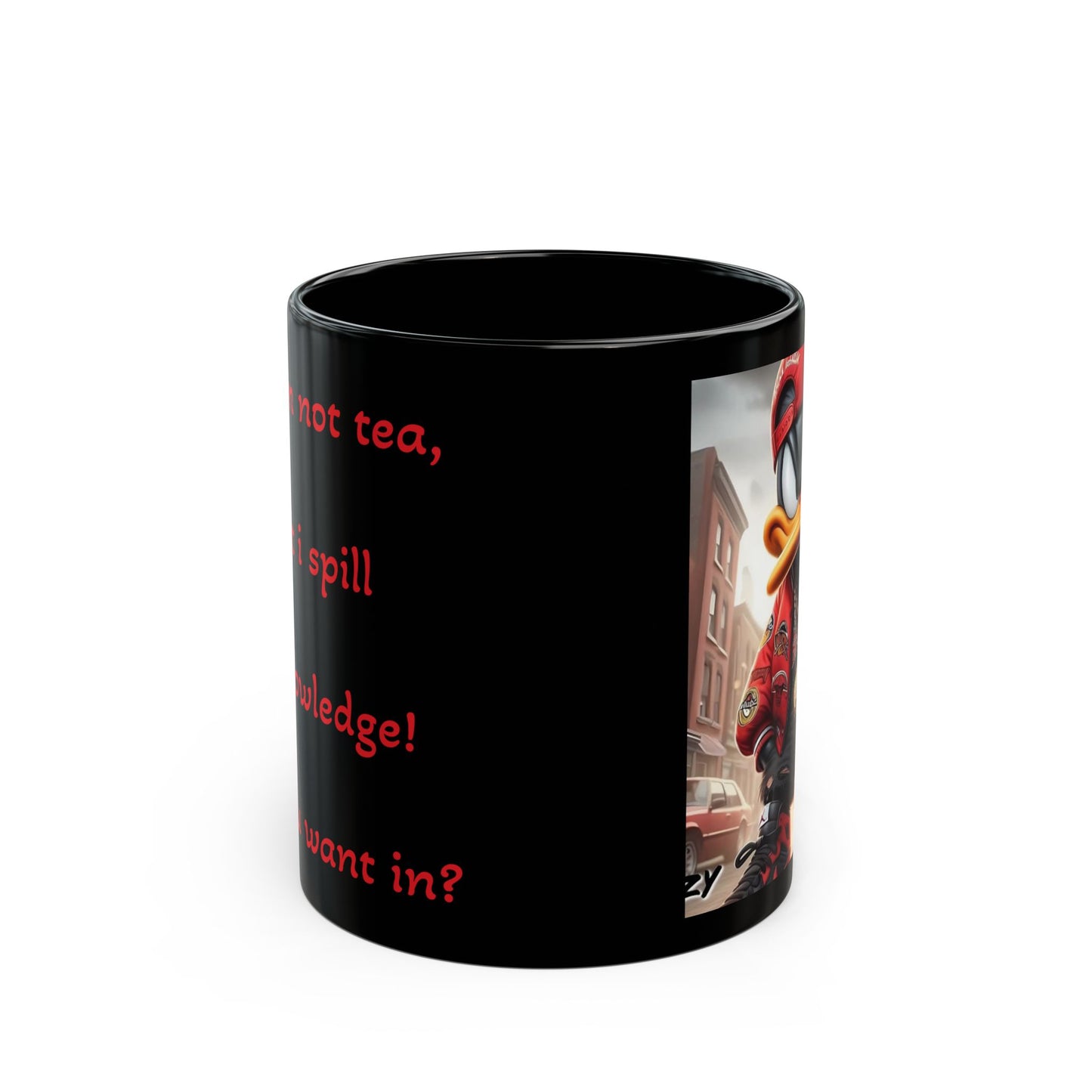 Urban Graphic Mug - Coffee Lover Gift, Office Decor, Retro Vibe, Cool Drinkware, Street Art Inspired