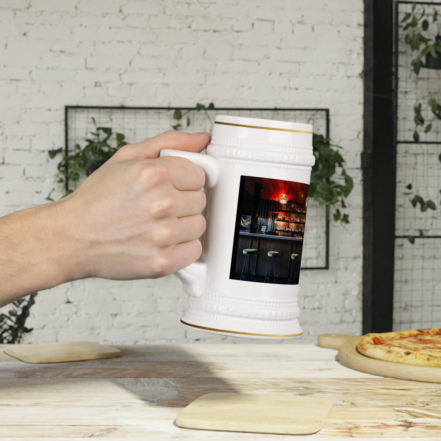 Personalized Beer Stein Mug for Home Bar Lovers, Custom Drinkware, Gift for Him, Unique Beer Mug, Barware Accessories, Father’s Day Gift