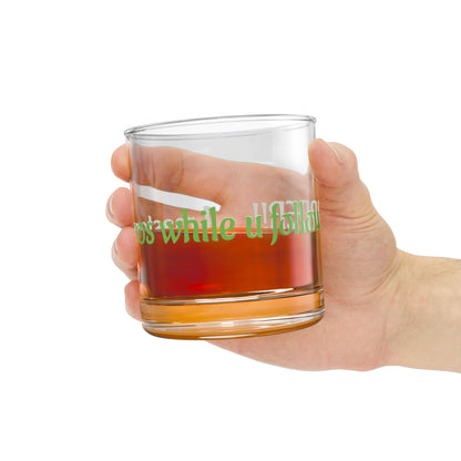 Funny Rocks Glass, 10oz - Perfect Gift for Friends, Master Chaos, Party Essential, Barware for Celebrations, Home Decor