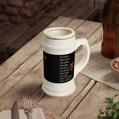 Personalized Beer Stein Mug for Home Bar Lovers, Custom Drinkware, Gift for Him, Unique Beer Mug, Barware Accessories, Father’s Day Gift