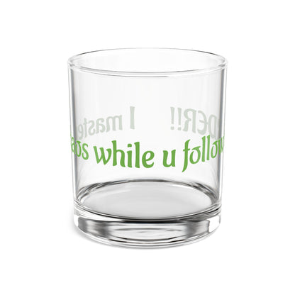 Funny Rocks Glass, 10oz - Perfect Gift for Friends, Master Chaos, Party Essential, Barware for Celebrations, Home Decor