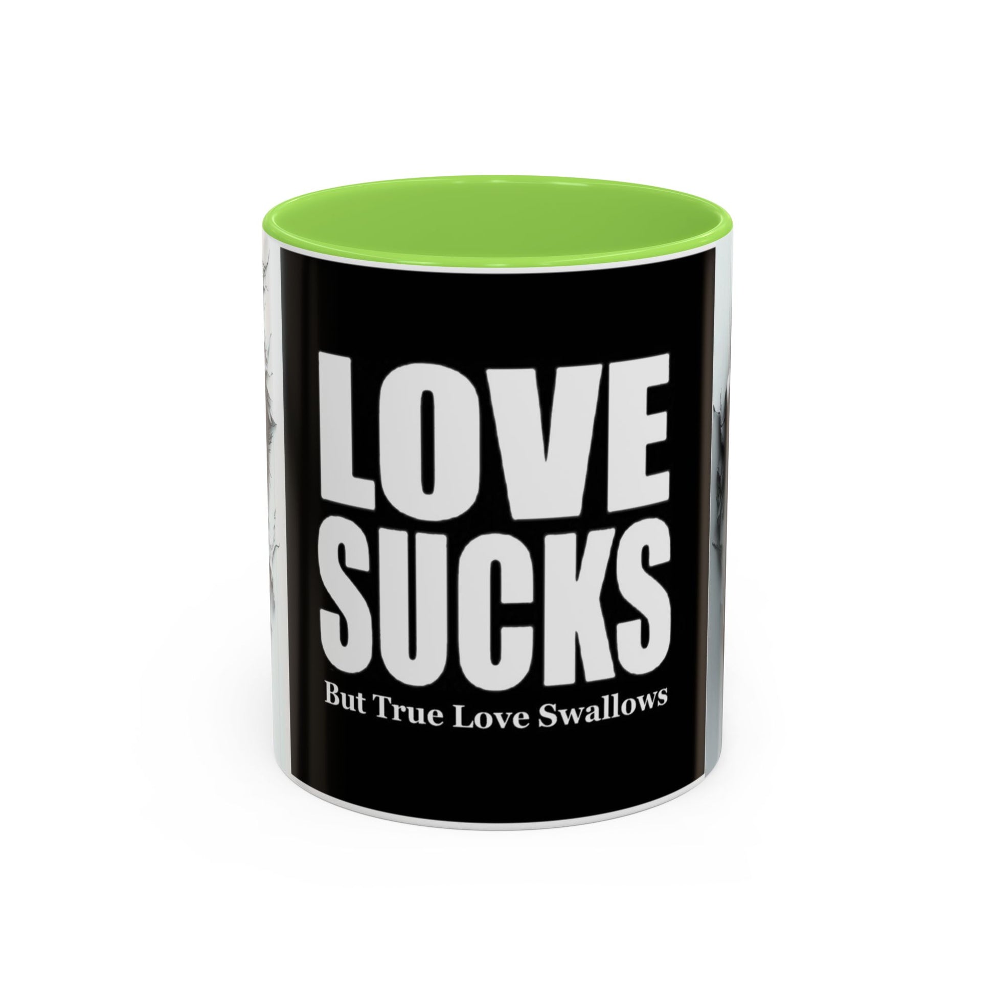 Colorful Love Sucks Mugs | Unique Gift for Valentine's Day, Fun Coffee Mug, Home Decor, Gothic Style, Quirky Kitchenware