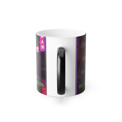 Venomizm Neon Vibe, Fun Gift for Coffee Lovers, Unique Office Decor, Holiday Present Idea,